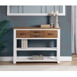 Splash of White - Low Bookcase / Console